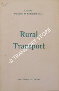 Book cover of Rural Transport - A Report by THOMAS, David St. John